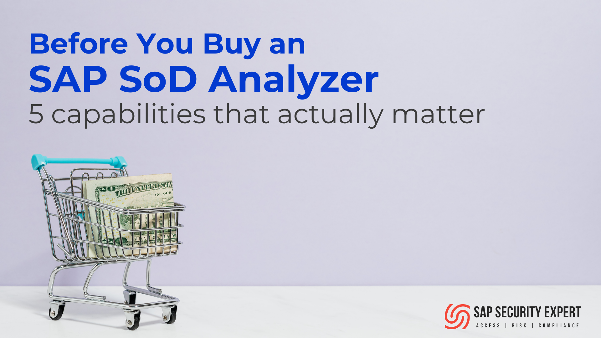 Before You Buy an SAP SoD Analyzer: 5 Capabilities That Actually Matter