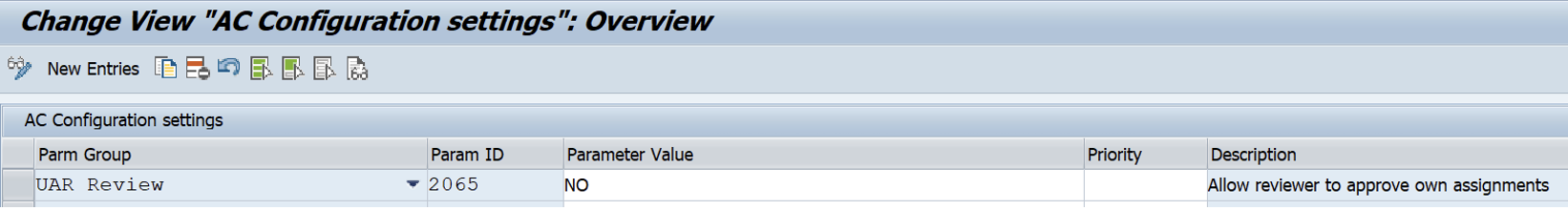 SAP GRC Parameter 2065 - Allow reviewers to approve own requests